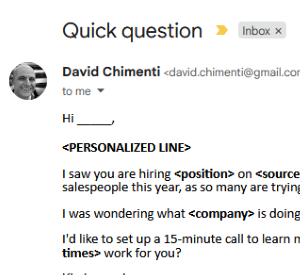 Prospecting Sales and People C-Levels in MM and Enterprise Space